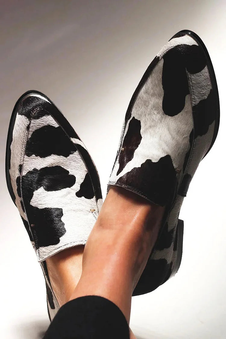 Becca - Schoenen met Bontpatroon