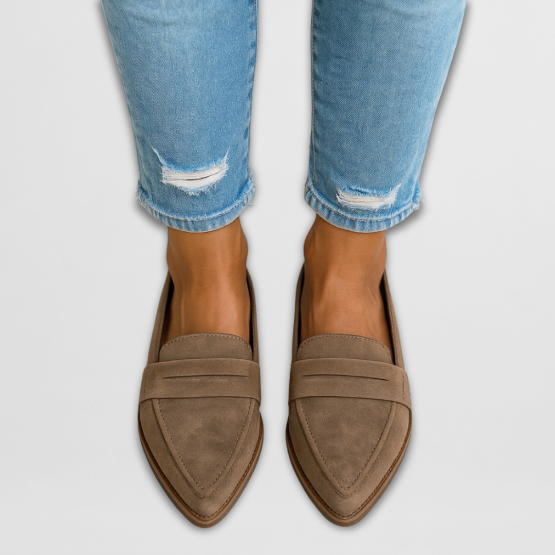 Nadia™ | Suede Slip-On Shoes
