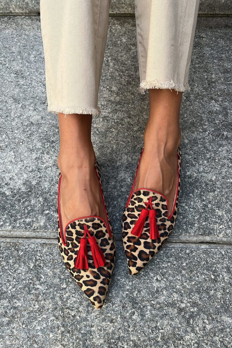 Gelly - Leopard Print Safari Loafers