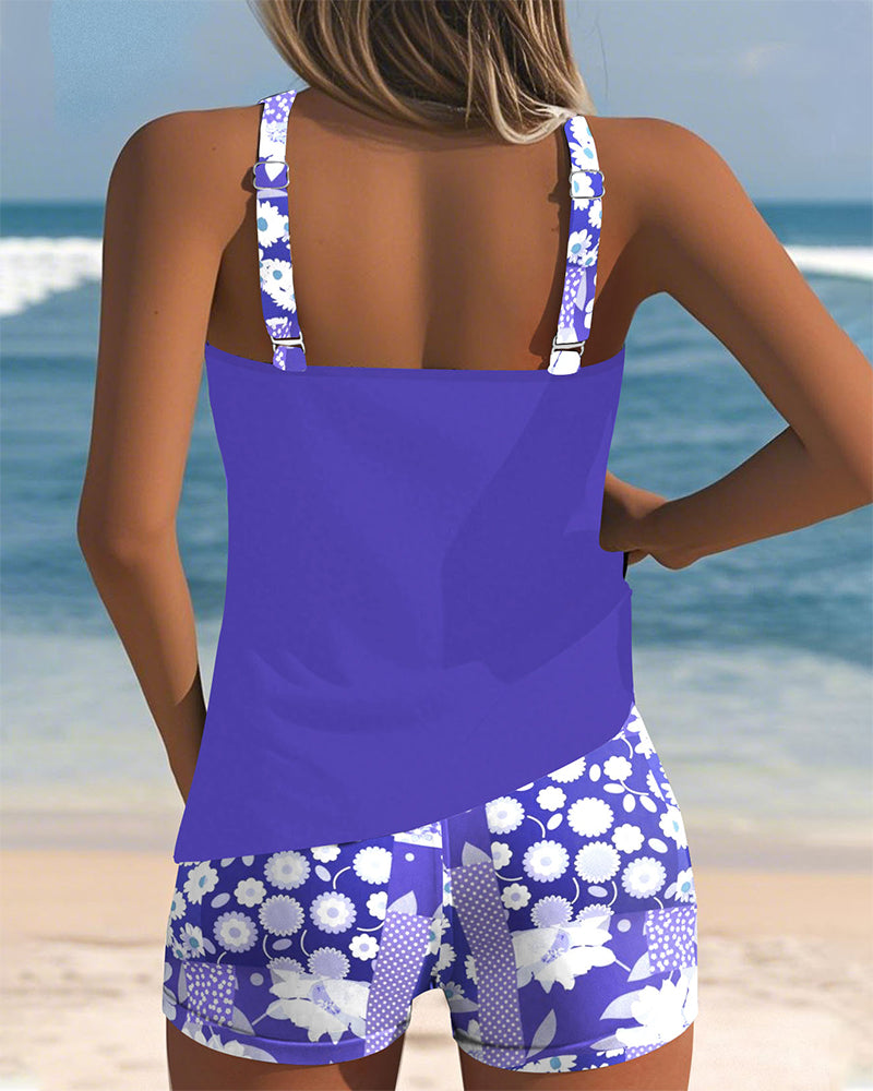 Vera | Tankini Suelto con Short Floral