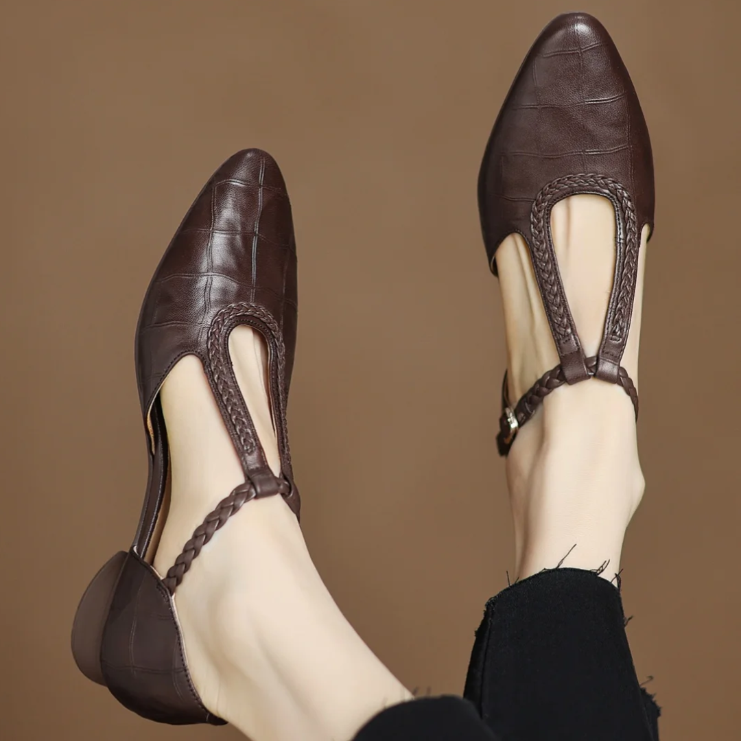 Leather Mary Jane Shoes