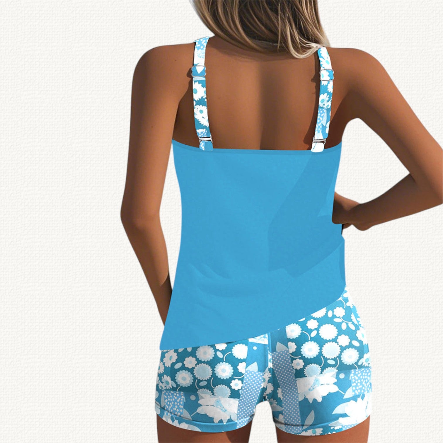 Vera | Tankini Suelto con Short Floral