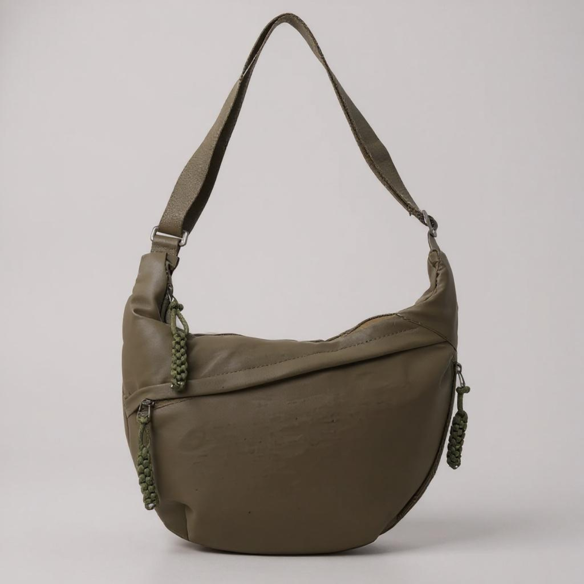 Agata | Bolso Bandolera Acolchado Verde Oliva