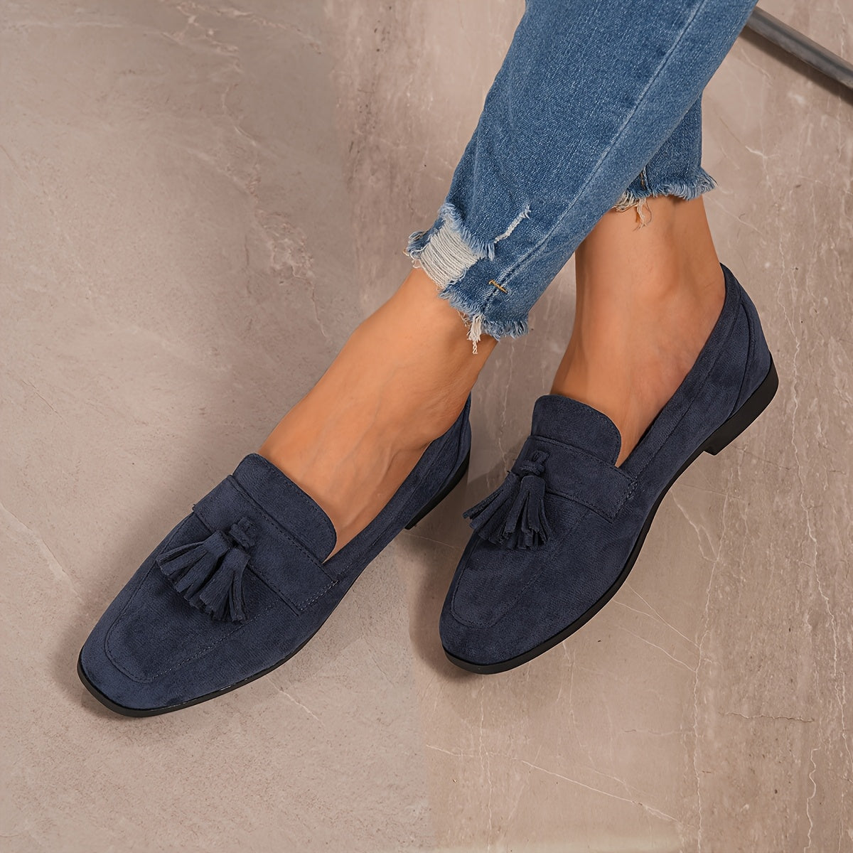 Claire | Comfort Loafer met Zachte Pasvorm en Kwastdetail