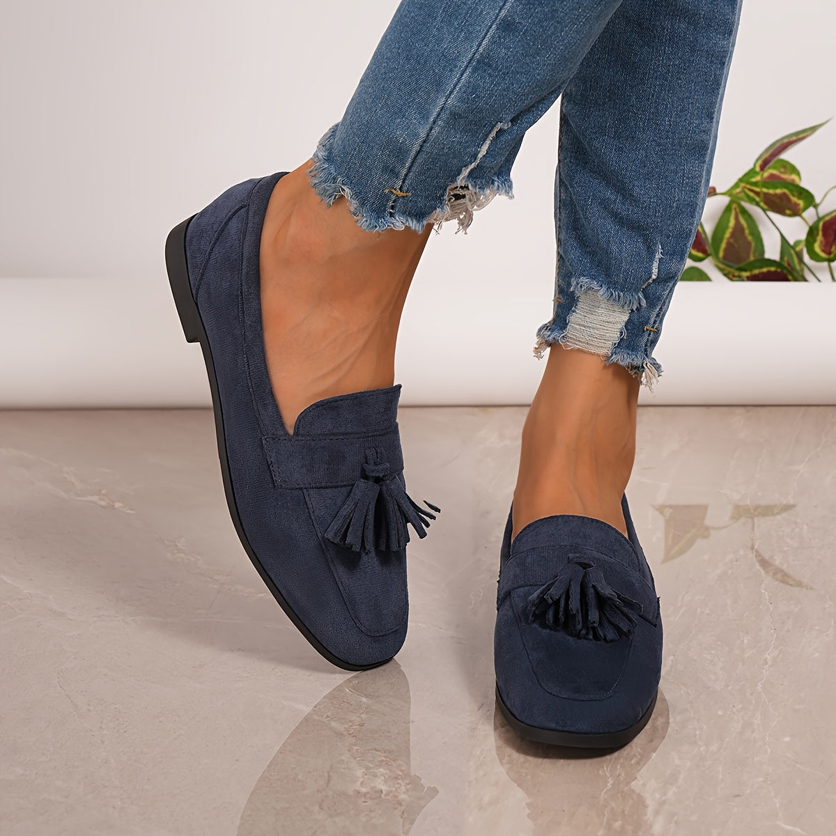 Claire | Comfort Loafer met Zachte Pasvorm en Kwastdetail