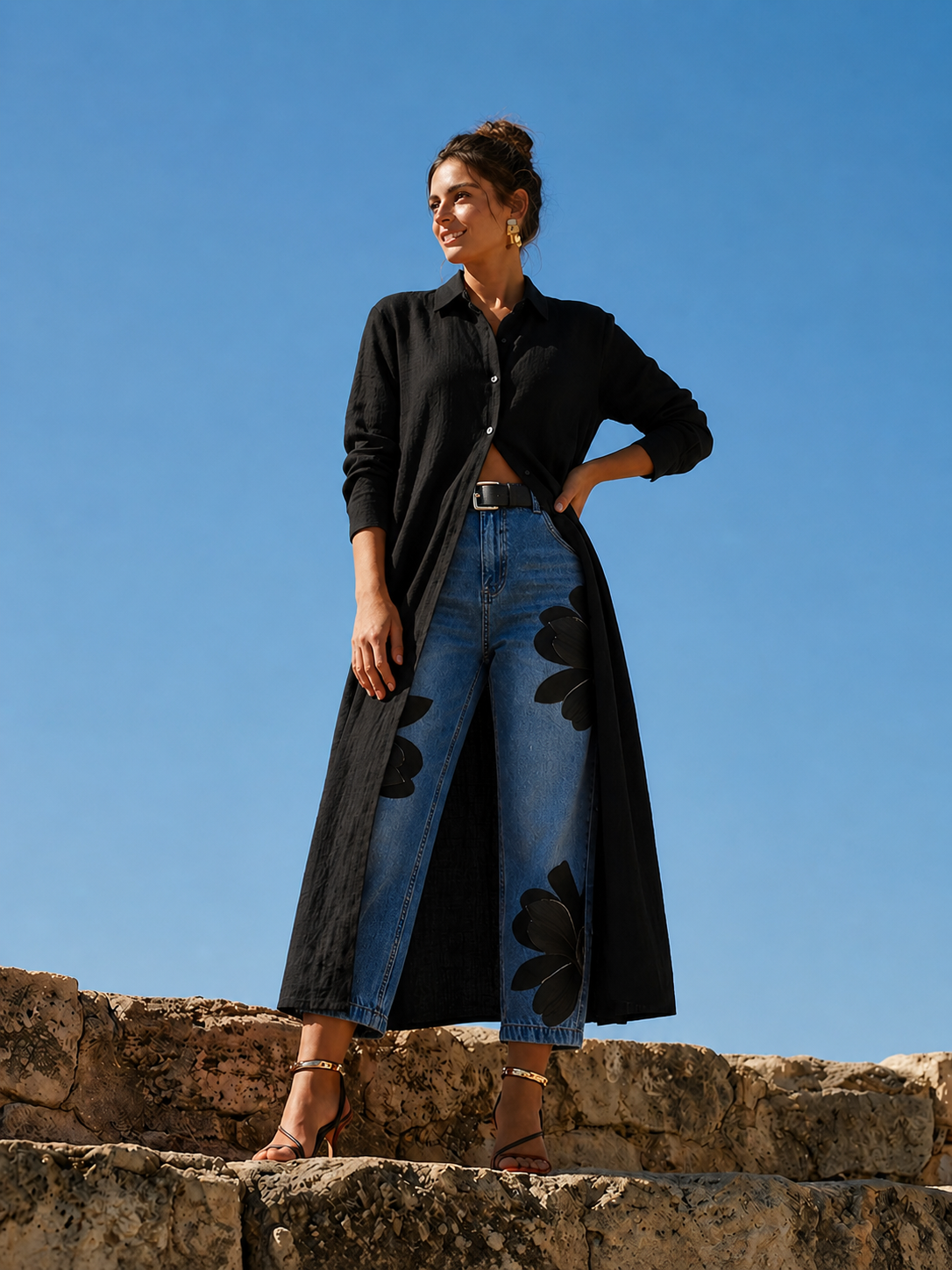 Beatrix Blusa Negro