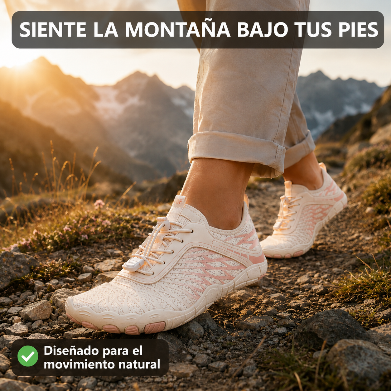 Paso Nube — Zapatos de puntera ancha para caminar sin dolor