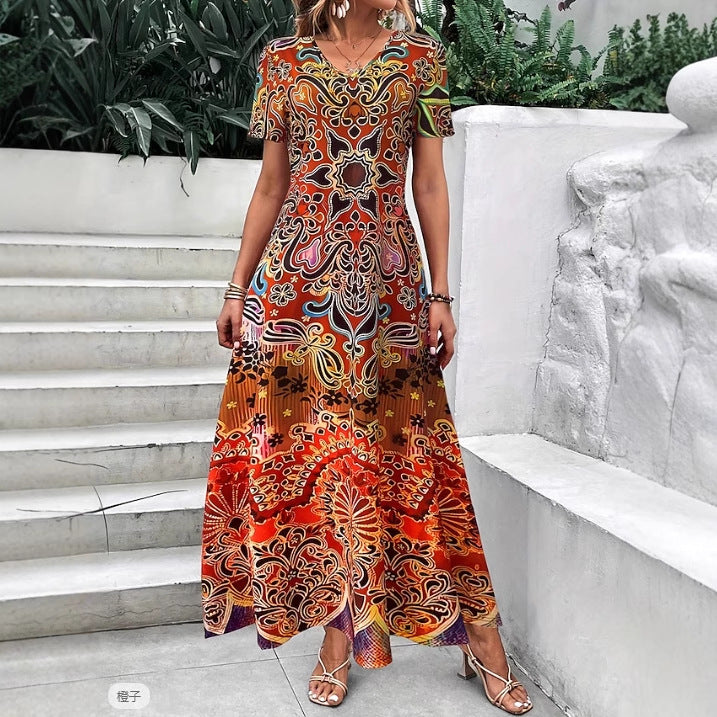 Bohemian - Ornate Maxi Dress