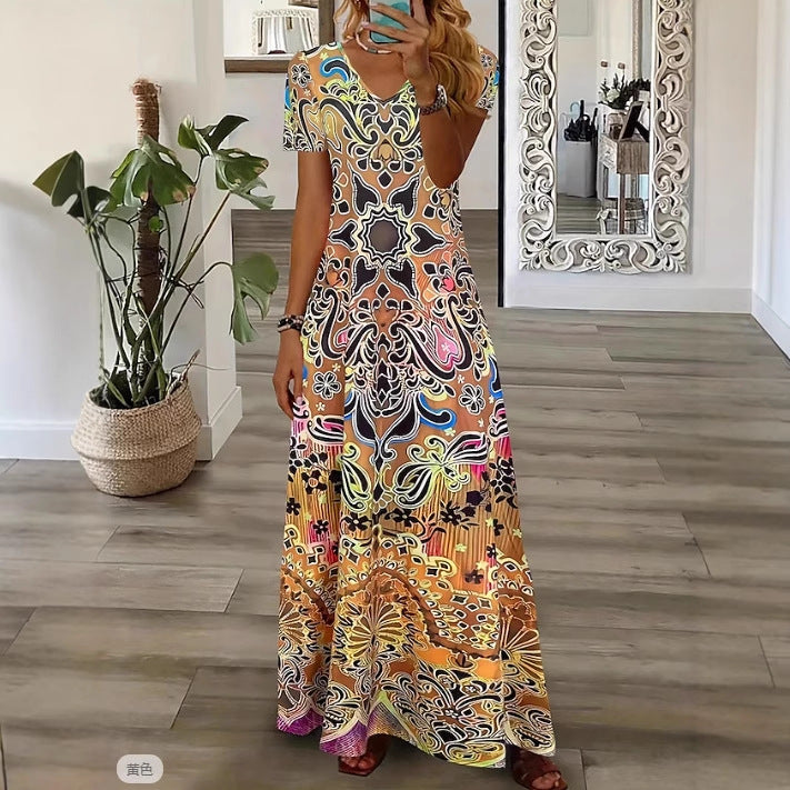 Bohemian - Ornate Maxi Dress