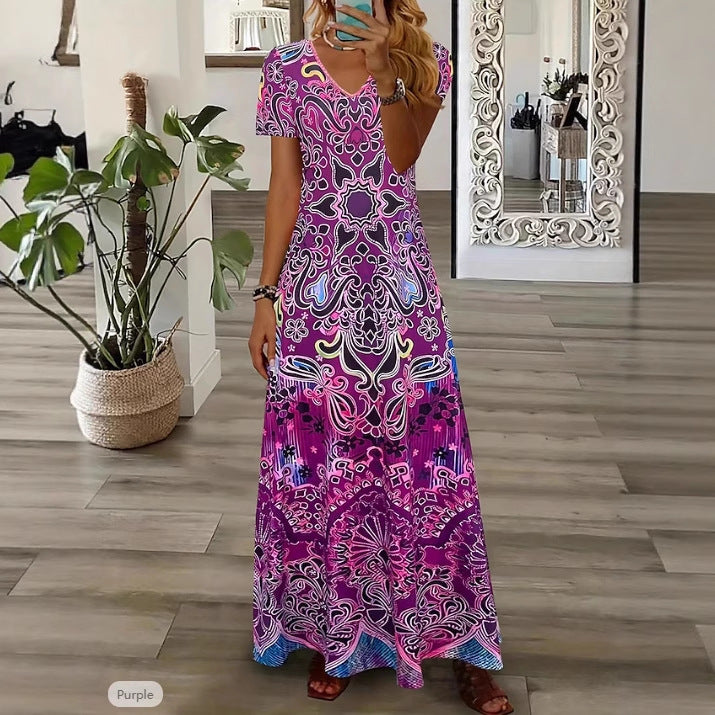 Bohemian - Ornate Maxi Dress