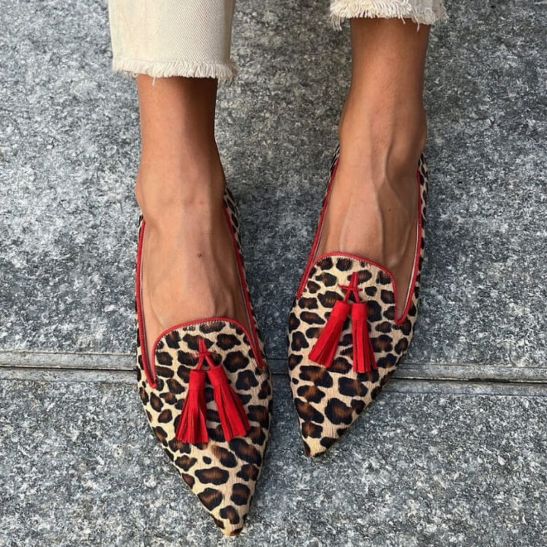 Gelly - Leopard Print Safari Loafers