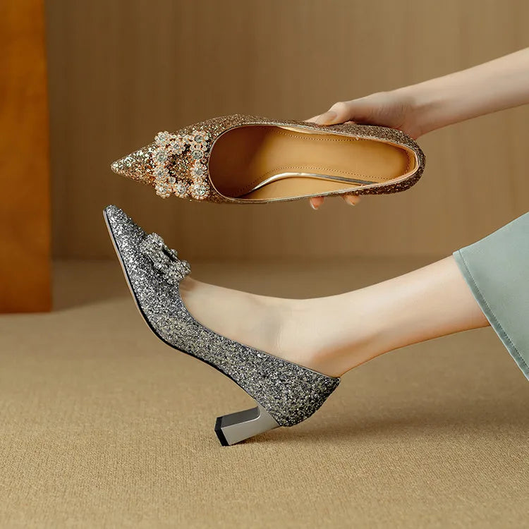 Glittering Gloria High Heels