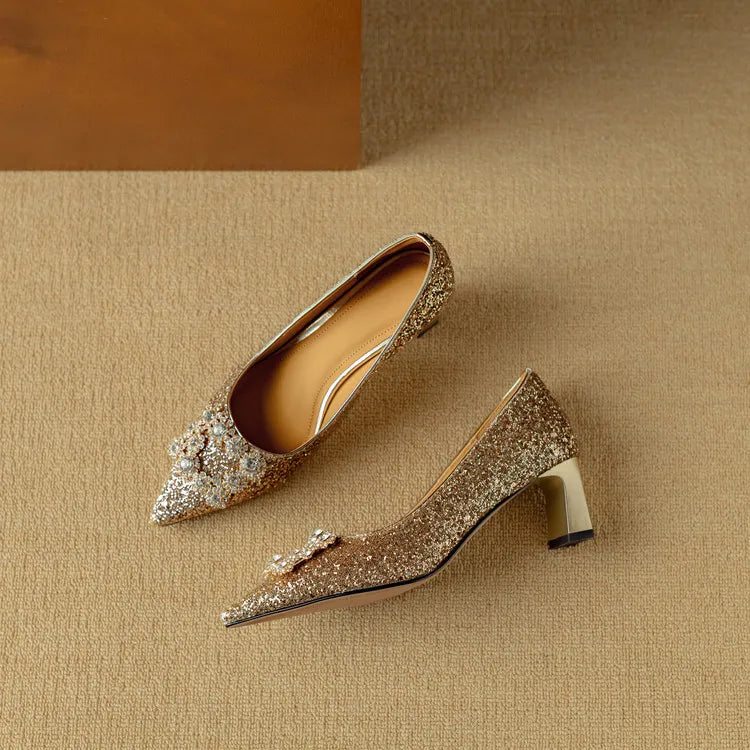 Glittering Gloria High Heels