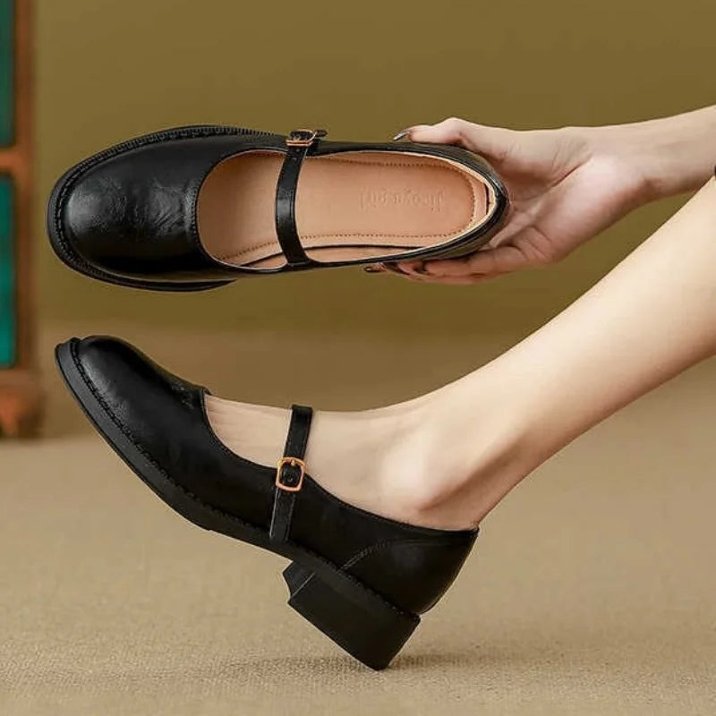 Timeless Mary Jane Comfort Shoes by Van Leer