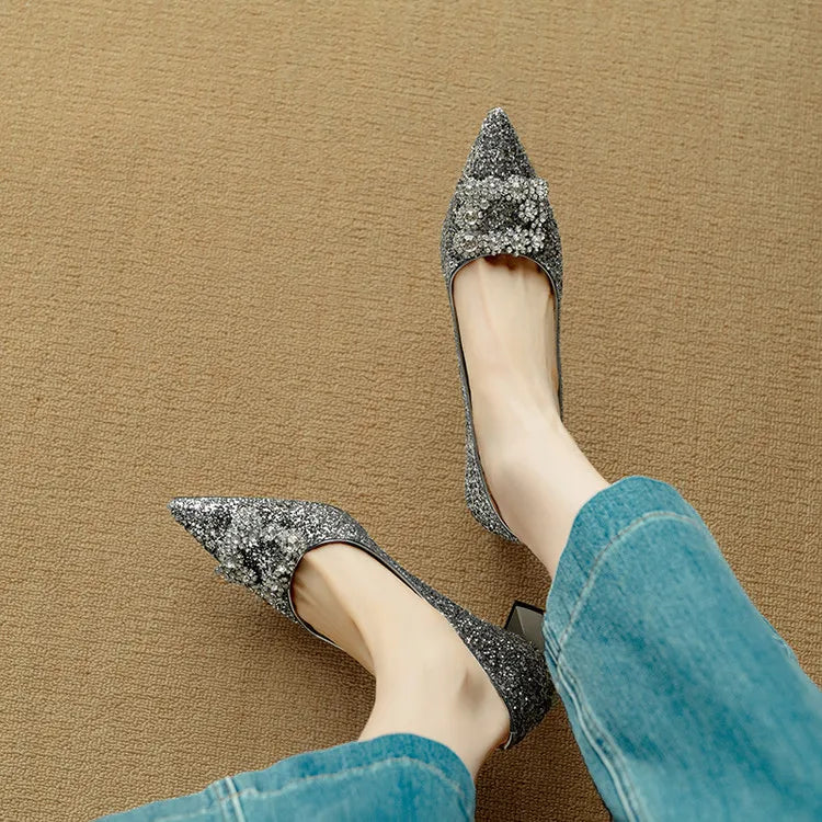 Glittering Gloria High Heels