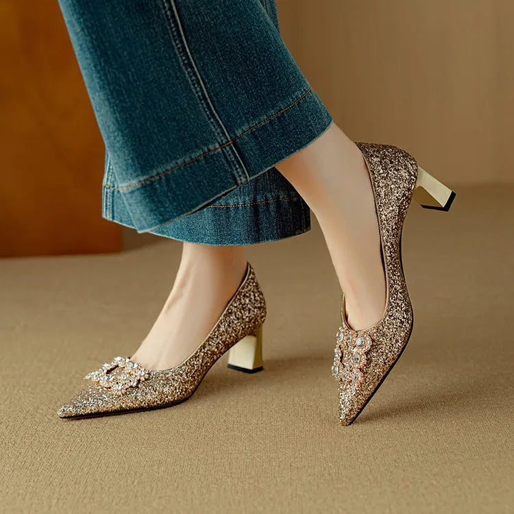 Glittering Gloria High Heels
