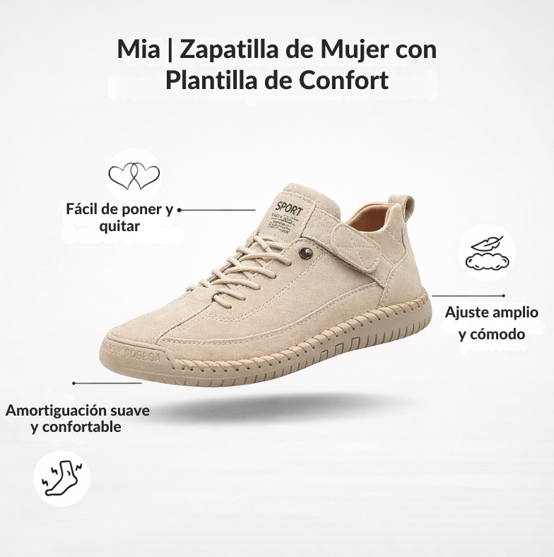 Mia | Camina todo el día sin que tus pies te frenen