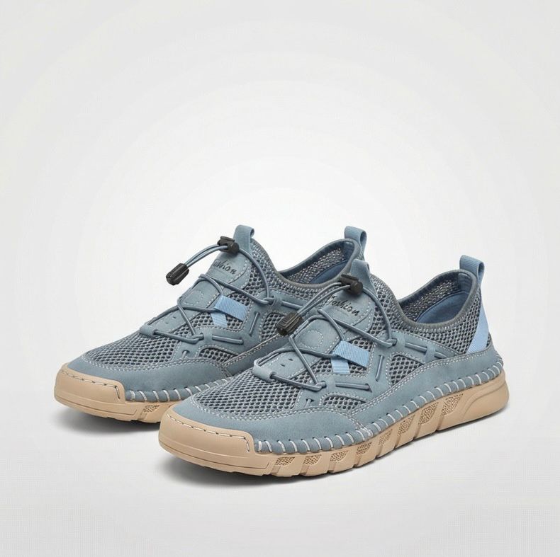 Abby | Orthopedische Sneaker met Ademend Mesh en Elastische Veters