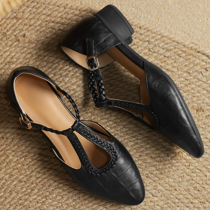 Leather Mary Jane Shoes