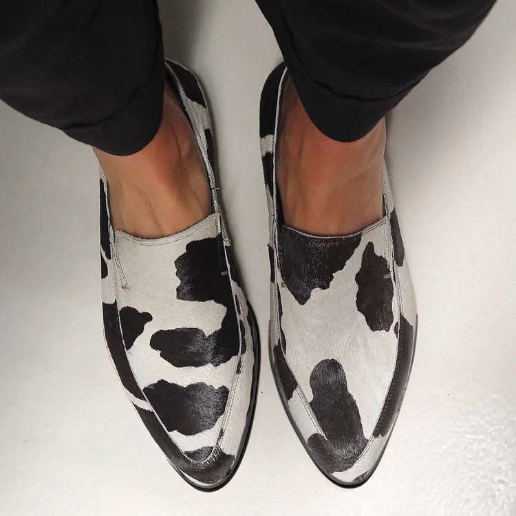 Becca - Schoenen met Bontpatroon