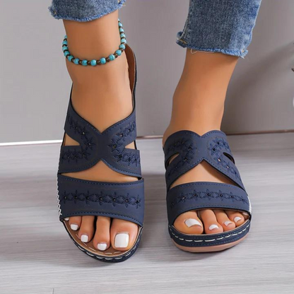 Nadia | Dames Orthopedische Sleehak Slipper
