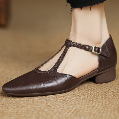 Leather Mary Jane Shoes