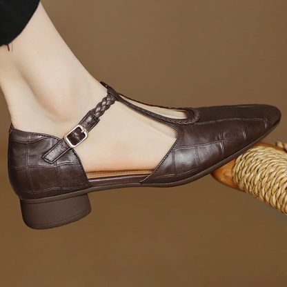 Leather Mary Jane Shoes