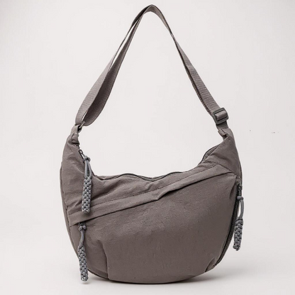 Chiara | Bolso Bandolera Acolchado Gris