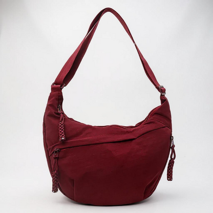 Rosa | Bolso Bandolera Acolchado Burdeos