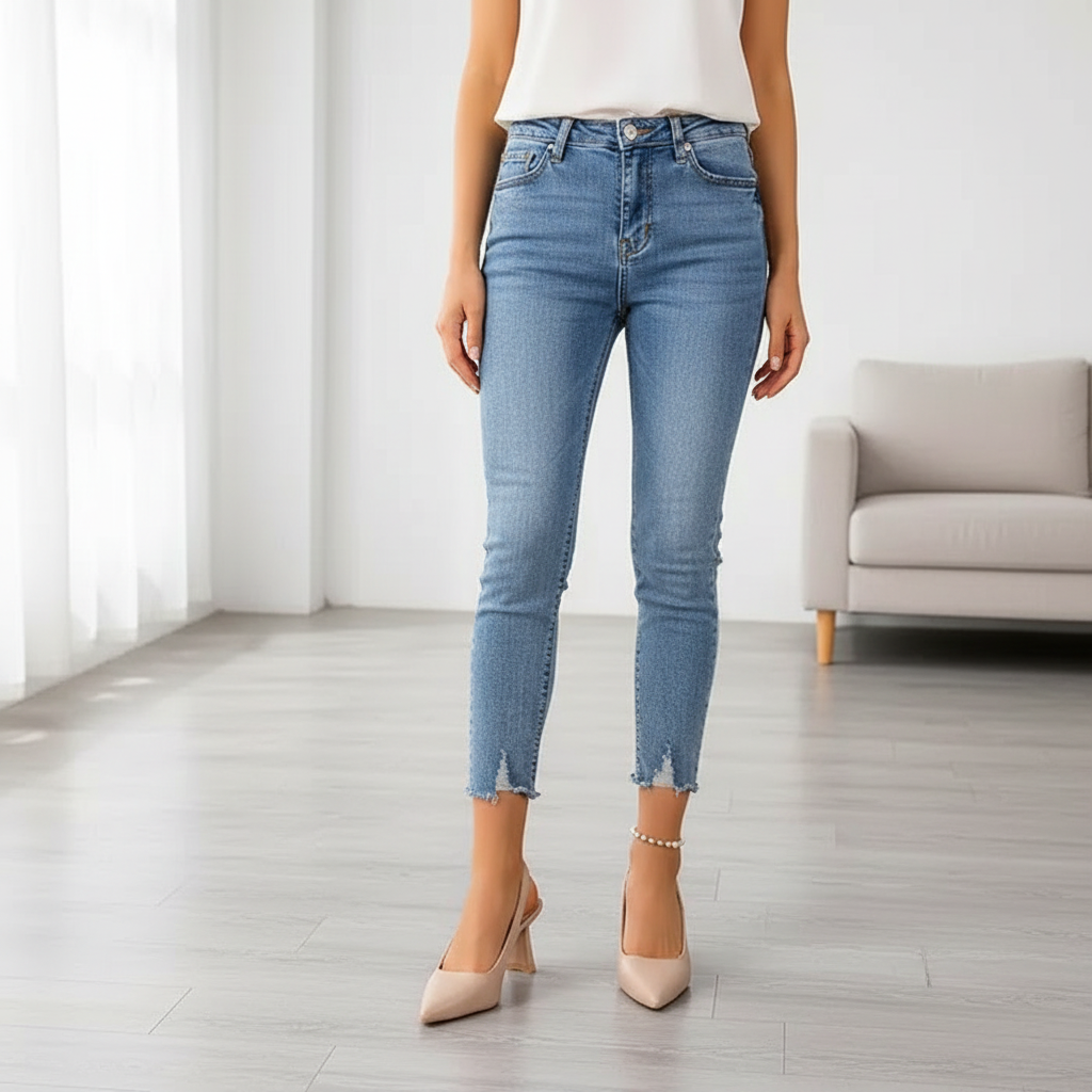 Nadia | Salón Slingback de Tacón Escultural con Puntera Fina en Nude