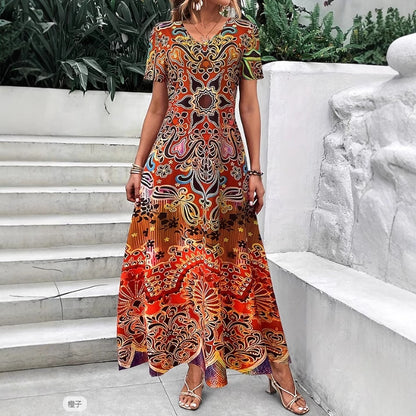 Bohemian - Ornate Maxi Dress