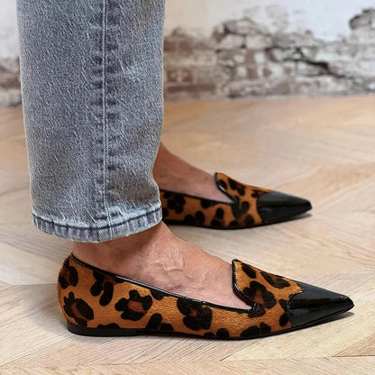 Avera - Moccasins with Leopard Charm