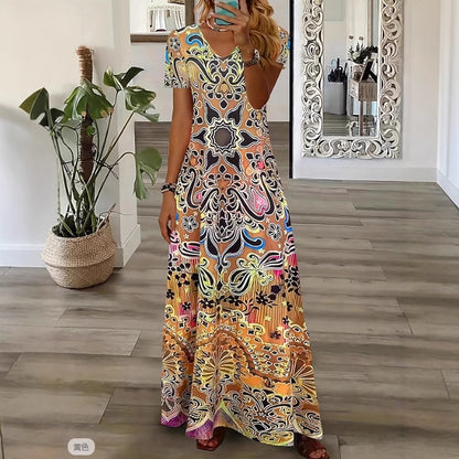 Bohemian - Ornate Maxi Dress