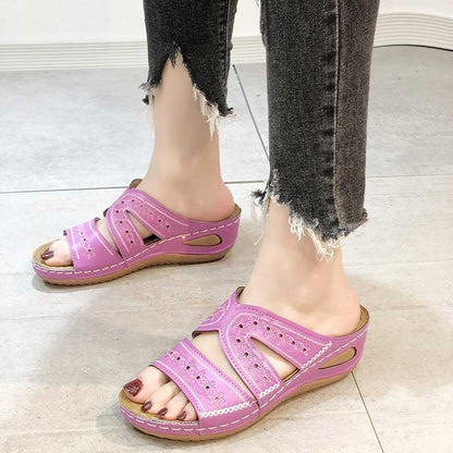 Nadia | Dames Orthopedische Sleehak Slipper
