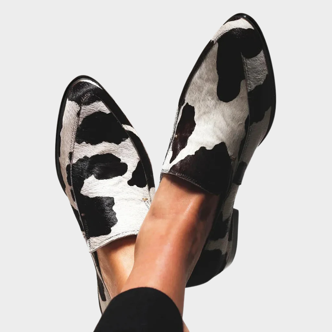 Becca - Schoenen met Bontpatroon