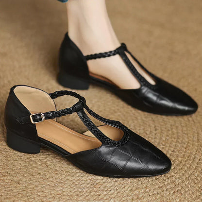 Leather Mary Jane Shoes
