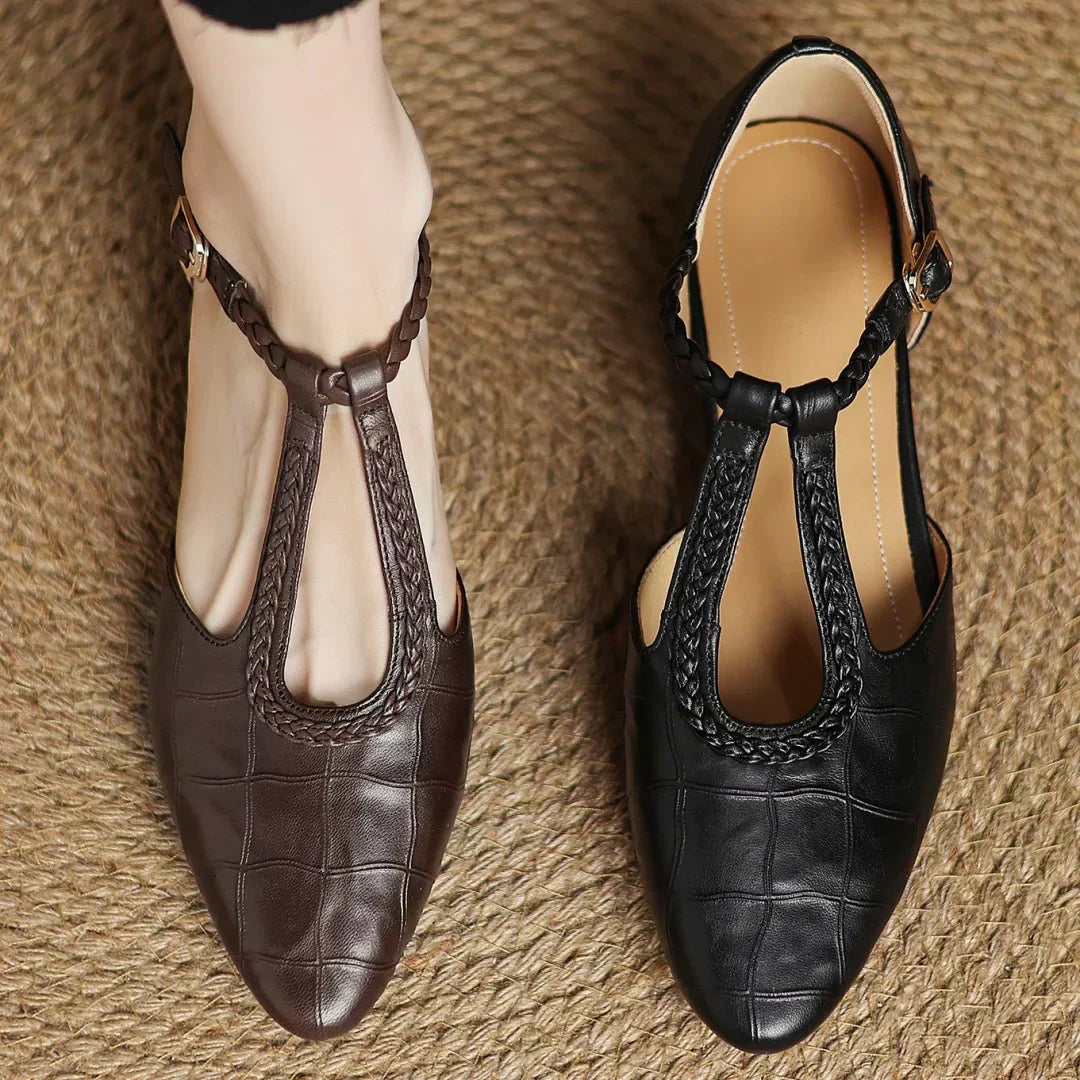 Leather Mary Jane Shoes