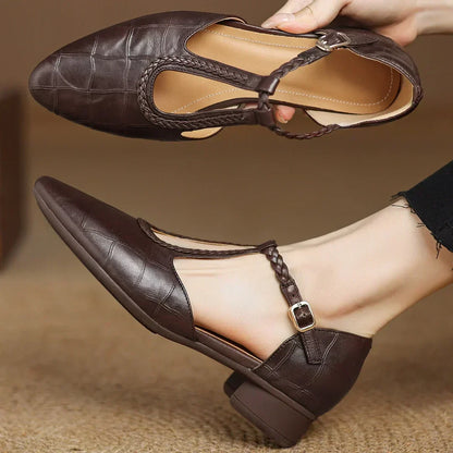 Leather Mary Jane Shoes