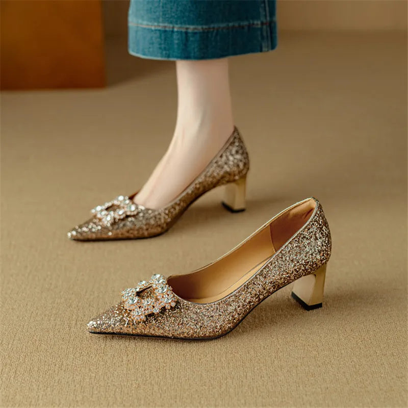 Glittering Gloria High Heels