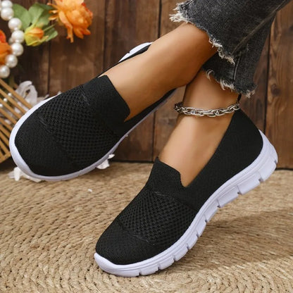 Norella | Zapatilla Slip-On de Confort con Parte Superior de Punto y Suela Ligera