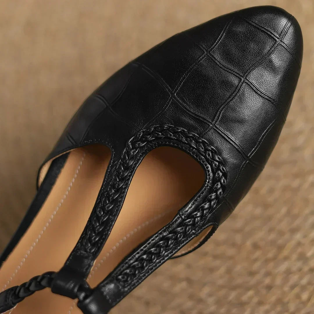 Leather Mary Jane Shoes