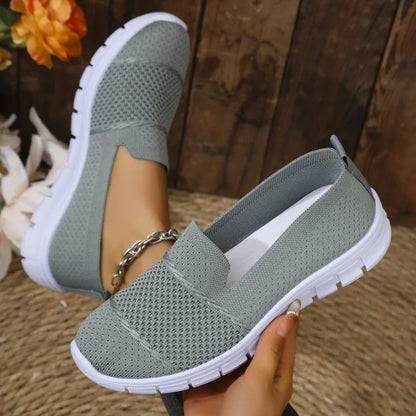 Norella | Zapatilla Slip-On de Confort con Parte Superior de Punto y Suela Ligera