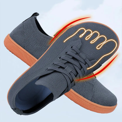 Brede teen blote voeten schoenen heren dames minimalistische wandelschoenen |   Zero Drop-zool |   Ademend gaas