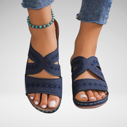 Nadia | Dames Orthopedische Sleehak Slipper