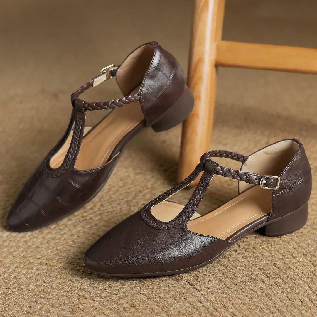 Leather Mary Jane Shoes