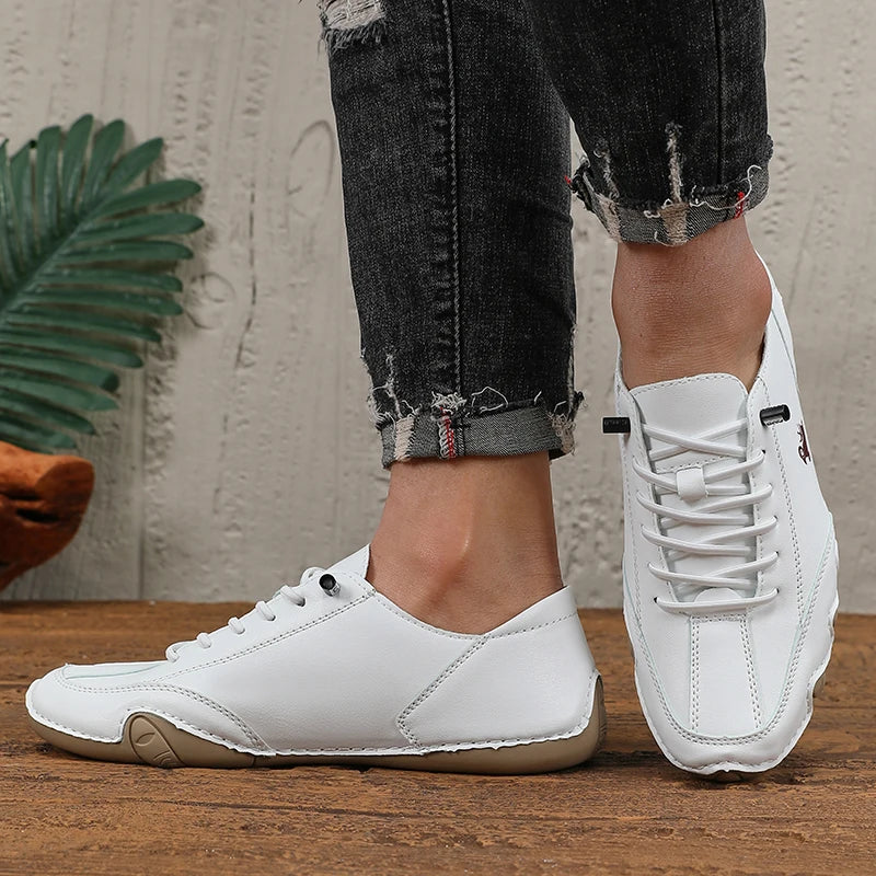Klassieke loafers Trendy duurzaam kunstleer Waterdichte antislip vrijetijdsschoenen voor buiten wandelen Motorlaarzen voor heren