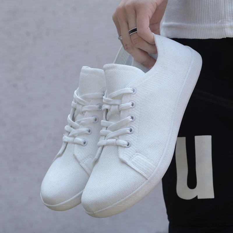 Brede teen blote voeten schoenen heren dames minimalistische wandelschoenen |   Zero Drop-zool |   Ademend gaas