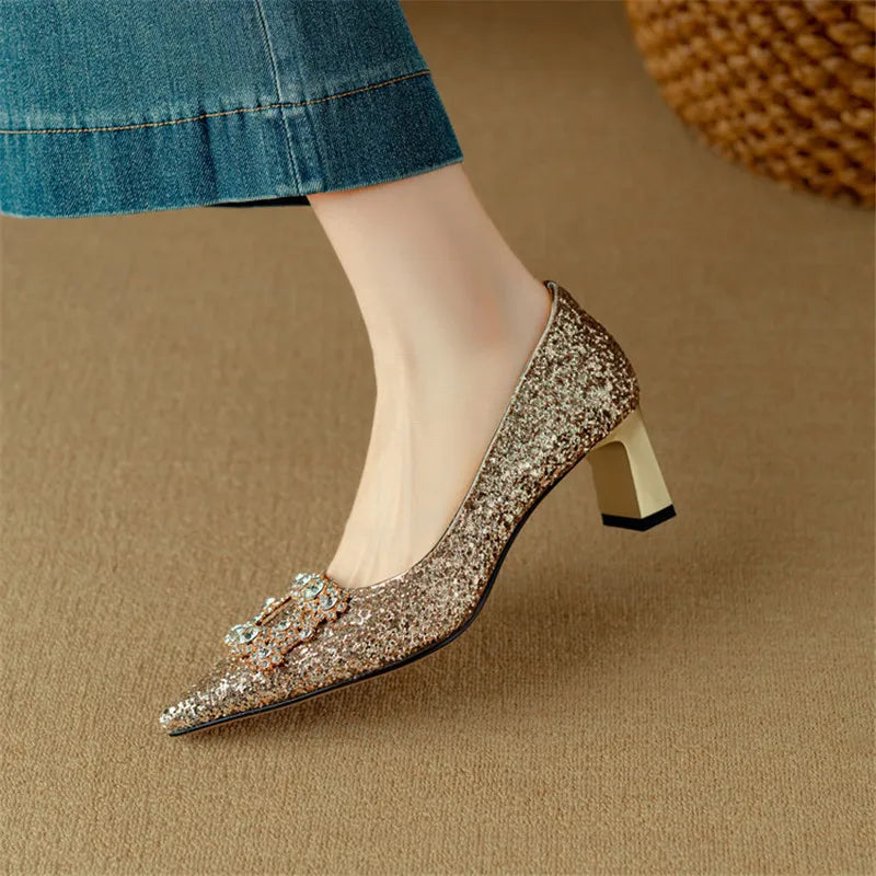 Glittering Gloria High Heels