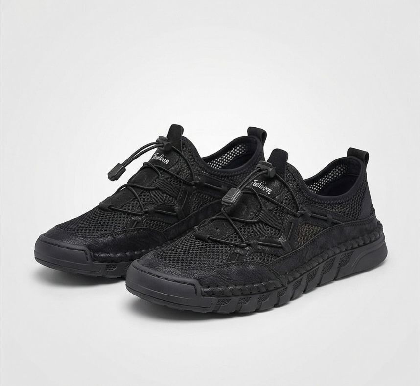 Abby | Orthopedische Sneaker met Ademend Mesh en Elastische Veters