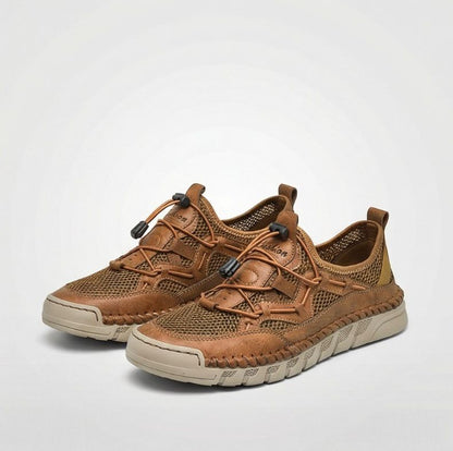 Abby | Orthopedische Sneaker met Ademend Mesh en Elastische Veters